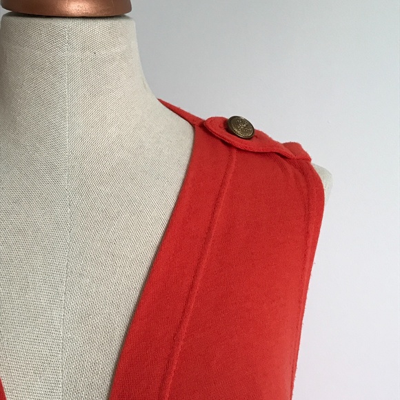 Emotions - Orange Open Sleeveless Cardigan - 3/25$ - Picture 3 of 6